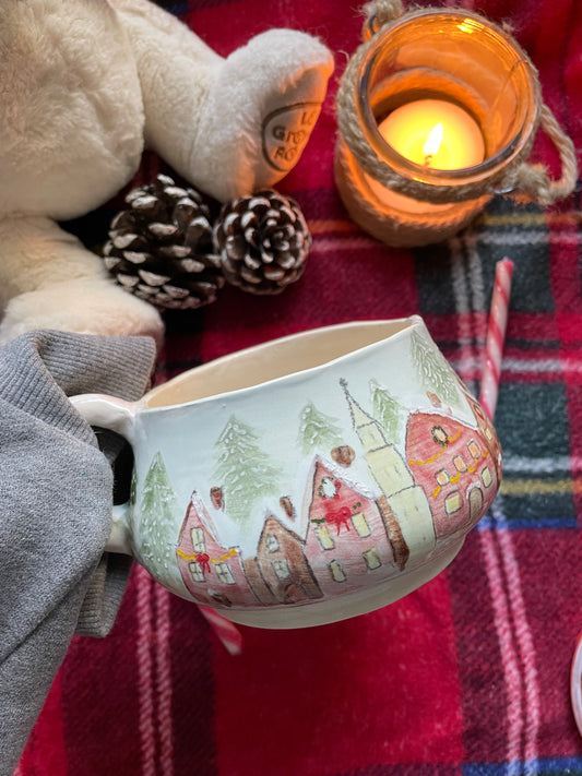Tasse village de Noel