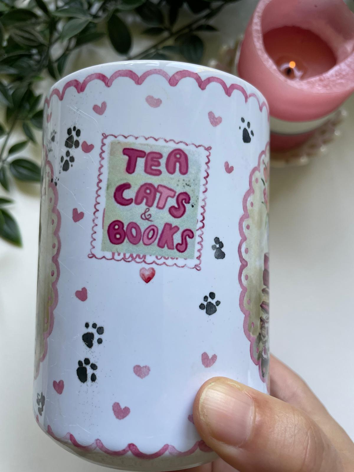 Tasse " Tea Books" à personnaliser