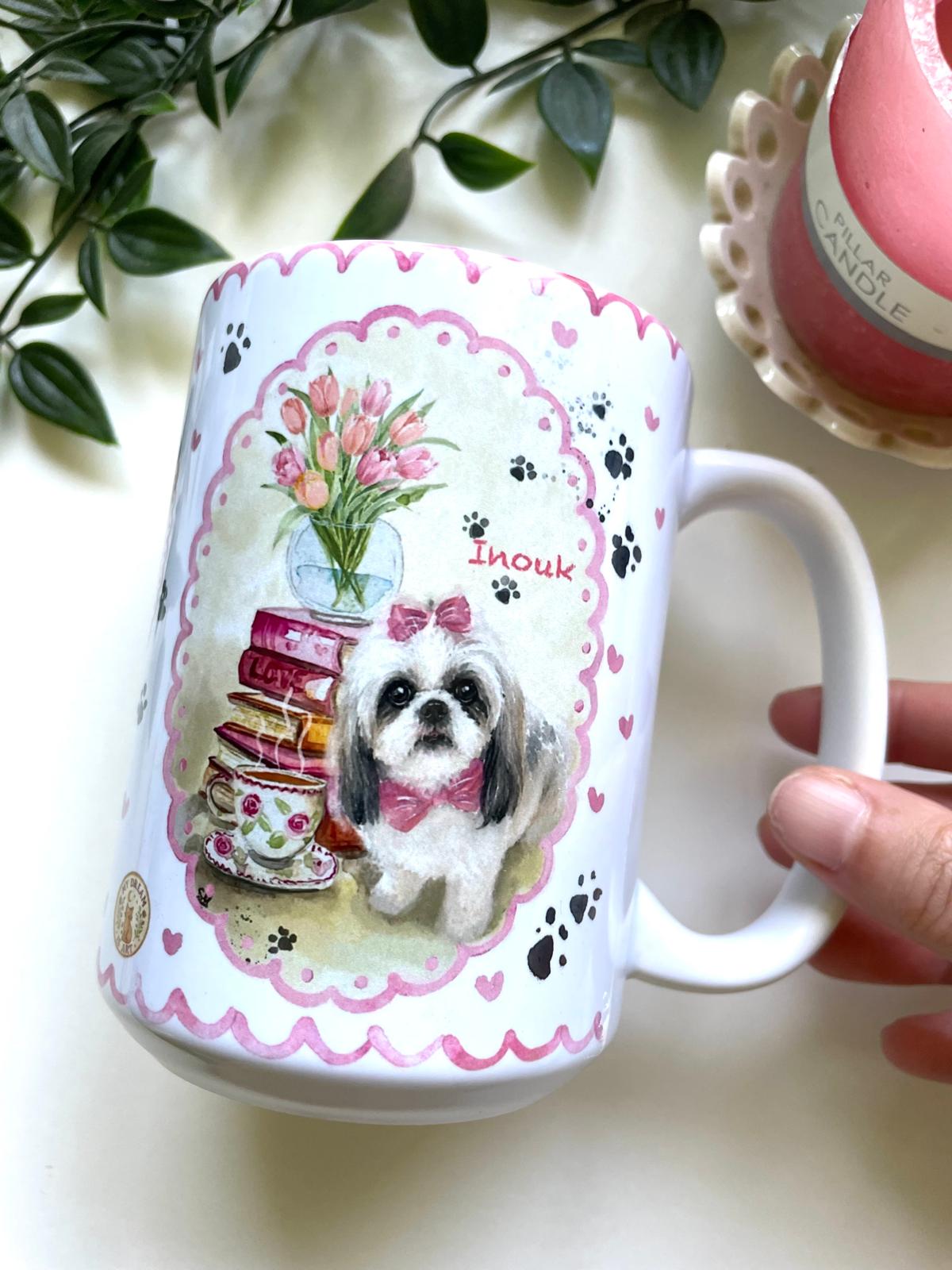 Tasse " Tea Books" à personnaliser