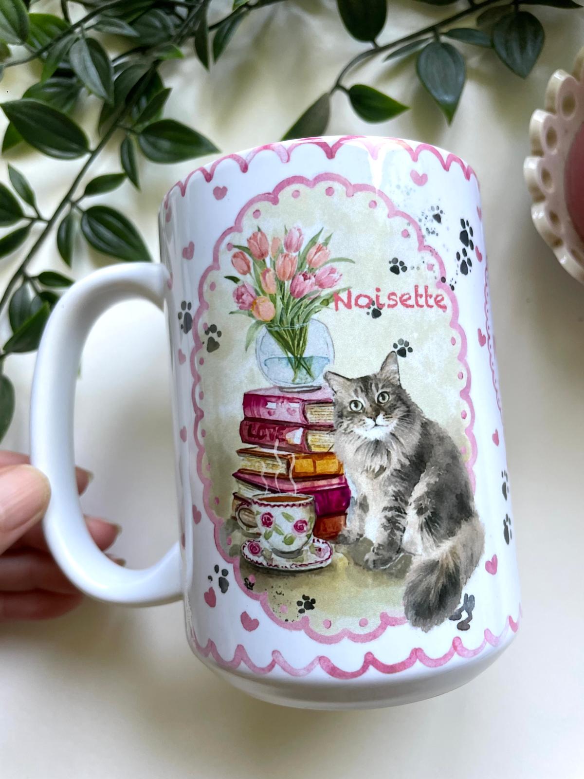 Tasse " Tea Books" à personnaliser
