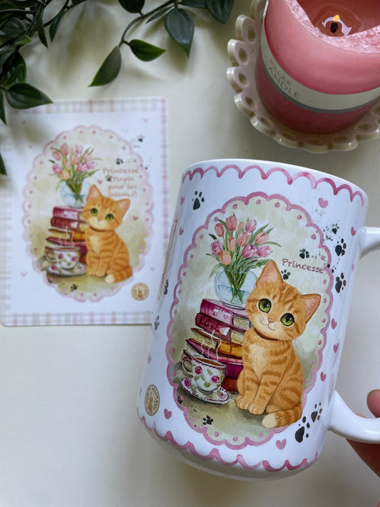 Tasse " Tea Books" à personnaliser