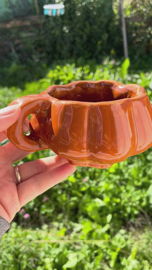 Tasse citrouille orange 1